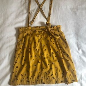silk overall skirt